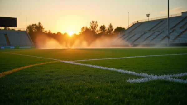 Terrain de football synthétique : entretien et durée de vie
